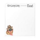 Pekingese Vater Notepad Notizblock (Vorderseite)