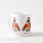 Pekingese Weh Ugly Sweater Xmas Hund Lover Kaffeetasse (Vorderseite Links)