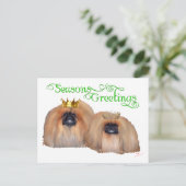 Pekingese Weihnachten (Stehend Vorderseite)