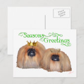 Pekingese Weihnachten (Vorne/Hinten)