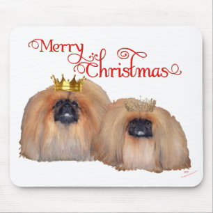 Pekingese Weihnachten Mousepad