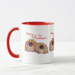 Pekingese Weihnachten Tasse