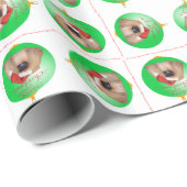 Pekingese Weihnachtsdekoration Geschenkpapier (Rolleneckpunkt)
