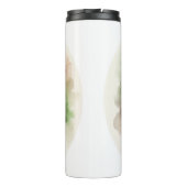 Pekingese Weihnachtsfeier Festliche Jungfrau Thermosbecher (Rückseite)