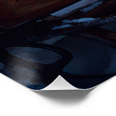 Pekingese Weihnachtsfeiertage Poster (Ecke)