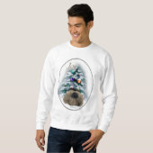 Pekingese Weihnachtsgeschenke Sweatshirt (Vorne ganz)