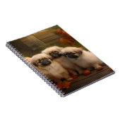 Pekingese Welpe Herbst Delight Pumpen Notizblock (Rechte Seite)