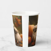 Pekingese Welpe Herbst Delight Pumpen Pappbecher (Links)