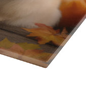 Pekingese Welpe Herbst Delight Pumpen Schneidebrett (Ecke)