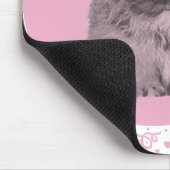 Pekingese Welpe in Pink Mousepad (Ecke)