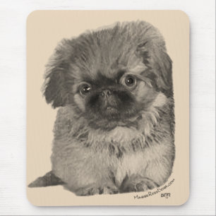 Pekingese-Welpe Mousepad