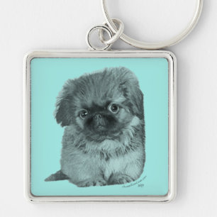 Pekingese-Welpe Schlüsselanhänger
