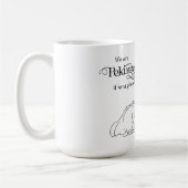 Pekingese Wit und Weisheit Kaffeetasse (Links)