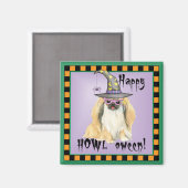 Pekingese Witch Magnet (Vorderseite/Rückseite)