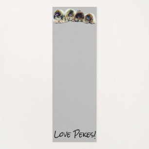 Pekingese Yoga Mat- Pekes und Peke-Ends! Yogamatte