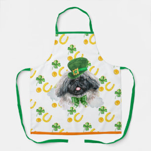 Pekingeser Feiertags-Heimdekoration St. Patrick's  Schürze