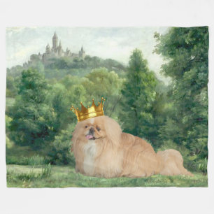 Pekingeser Fürst Fleecedecke