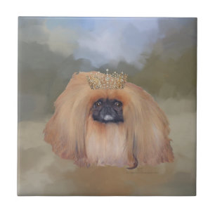 Pekingeser Königlich Fliese