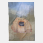 Pekingeser Königlich Geschirrtuch (Vertikal)