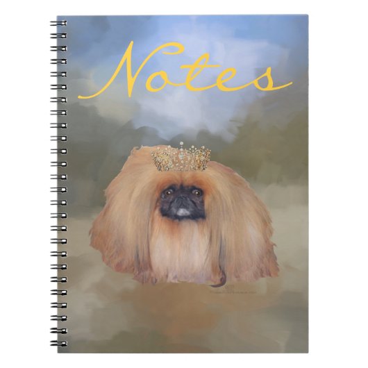 Pekingeser Königlich Notizblock (Vorderseite)