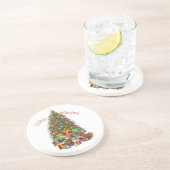 Pekingesgruppe Weihnachten Getränkeuntersetzer (Seite)