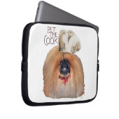 Pekingesischer Koch — männlich Laptopschutzhülle (Vorne Rechts)