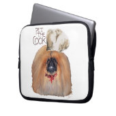 Pekingesischer Koch — männlich Laptopschutzhülle (Vorderseite Links)