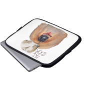 Pekingesischer Koch — männlich Laptopschutzhülle (Vorne Knopf)