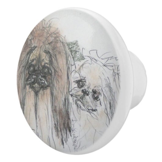 pekingisch keramikknauf (Rechts)