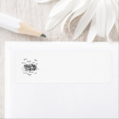 Pekingische Rücksendeadressen-Aufkleber (Insitu)