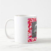 Pekingische Welpen wünschen Happy Valentine's Day Kaffeetasse (Links)