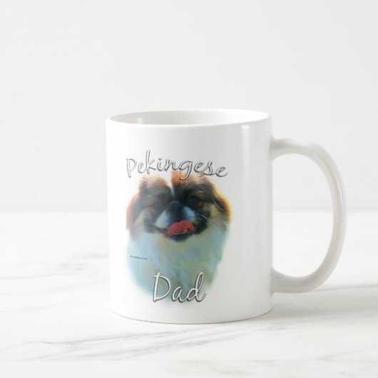 Pekingischer Vater 2 Kaffeetasse (Rechts)