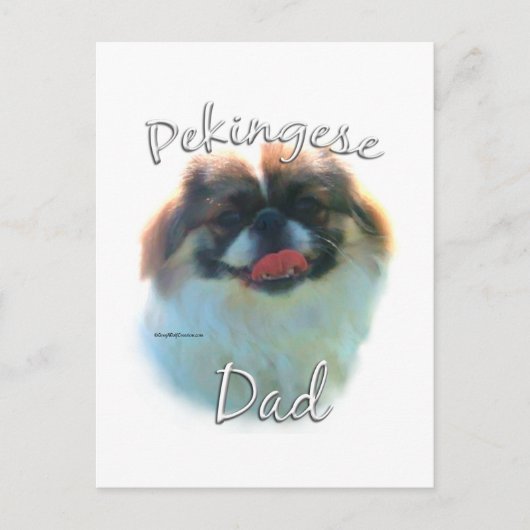 Pekingischer Vater 2 Postkarte (Vorderseite)
