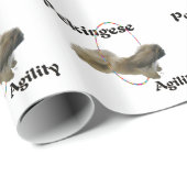 Pekingisches Agility Geschenkpapier (Rolleneckpunkt)