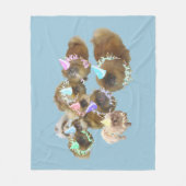 Pekingisches Party Fleecedecke (Vorderseite)