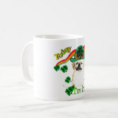 Pekingnese St Patricks Kaffeetasse (Vorderseite Links)