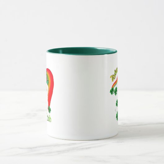 Pekingnese St Patricks Tasse (Zentrum)