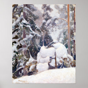Pekka Halonen Winterlandschaft Poster