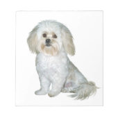 Pekkapoo (Flüchtige Blick-a-Poo) Notizblock (Vorderseite)