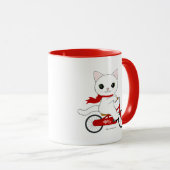 Peko die weiße Katze Tasse (VorderseiteRechts)