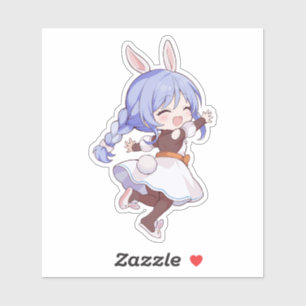 Pekomama Chibi Vtuber Kunst Aufkleber