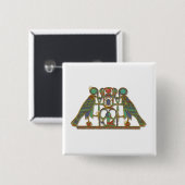 Pektorale des ägyptischen Gottes Horus Button (Vorne & Hinten)