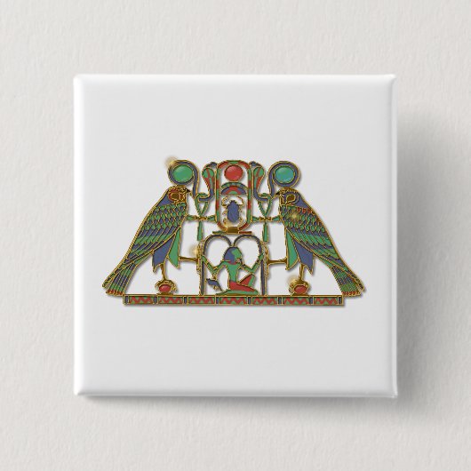 Pektorale des ägyptischen Gottes Horus Button (Vorderseite)