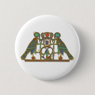 Pektorale des ägyptischen Gottes Horus Button