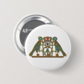 Pektorale des ägyptischen Gottes Horus Button (Vorne & Hinten)