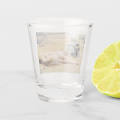 Pelagia und Philammon (Tod eines schönen Heiligen) Schnapsglas (Rückseite)