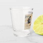 Pelagia und Philammon (Tod eines schönen Heiligen) Schnapsglas (Links)