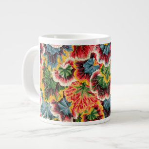Pelargonie-Blattentwurf Philip Jacobs Jumbo-Tasse