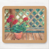 Pelargonie (Gärtner) Mousepad (Vorne)