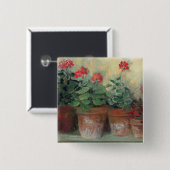 Pelargonien in den Töpfen Button (Vorne & Hinten)